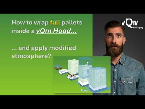 How to apply Modified Atmosphere to a full pallet stacked with smaller bags?