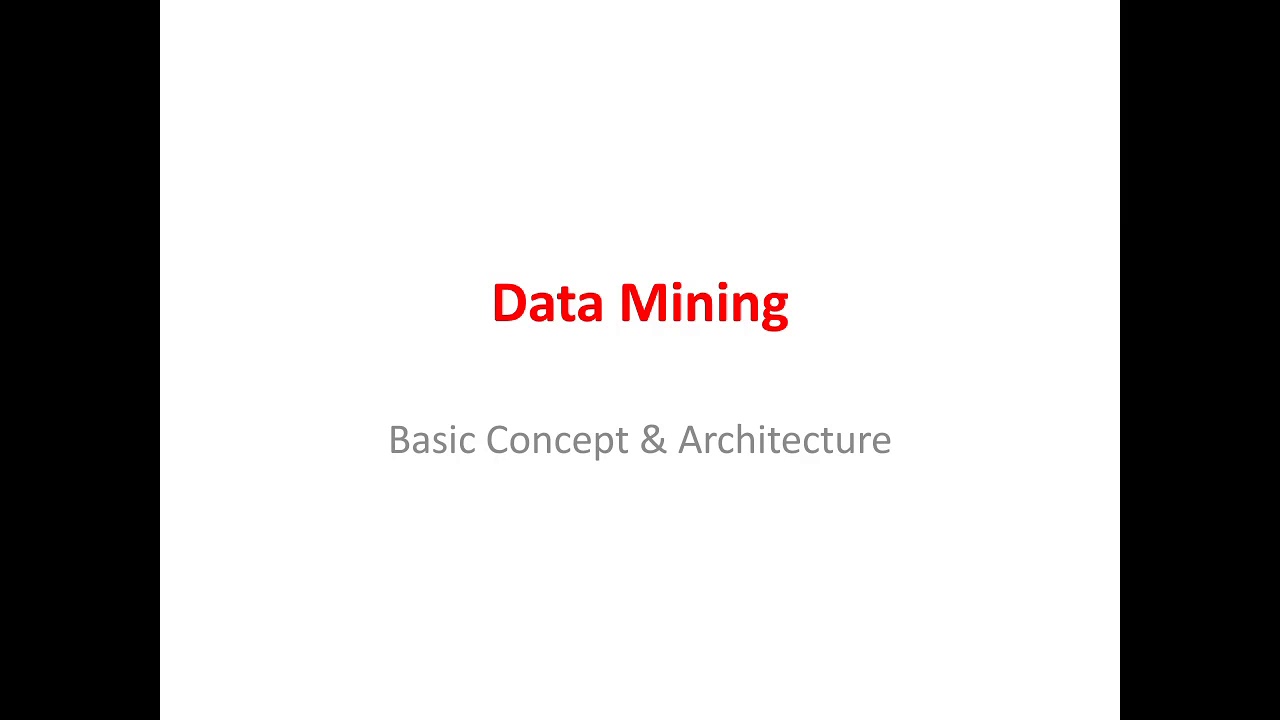 Basic Architecture of Data Mining