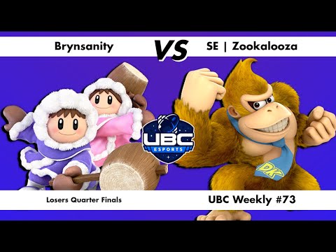 UBC Weekly #73 Losers Quarter Finals - Brynsanity (Ice Climbers) Vs. SE | Zookalooza (Donkey Kong)
