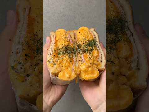 Japanese style egg sand #たもグルメ #japanesefood
