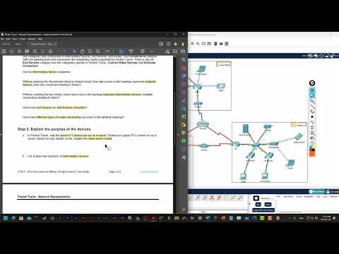 CCNA 1: Packet Tracer 1.5.7 بالعربي