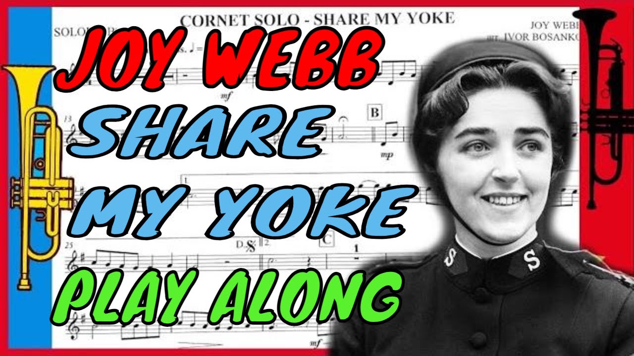 Share My Yoke - Cornet Solo with Piano Accompaniment, Play along, Backing track PDF SCORES