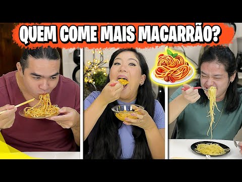 WHO EATS THE MOST PASTA WINS | Sisters' Blog