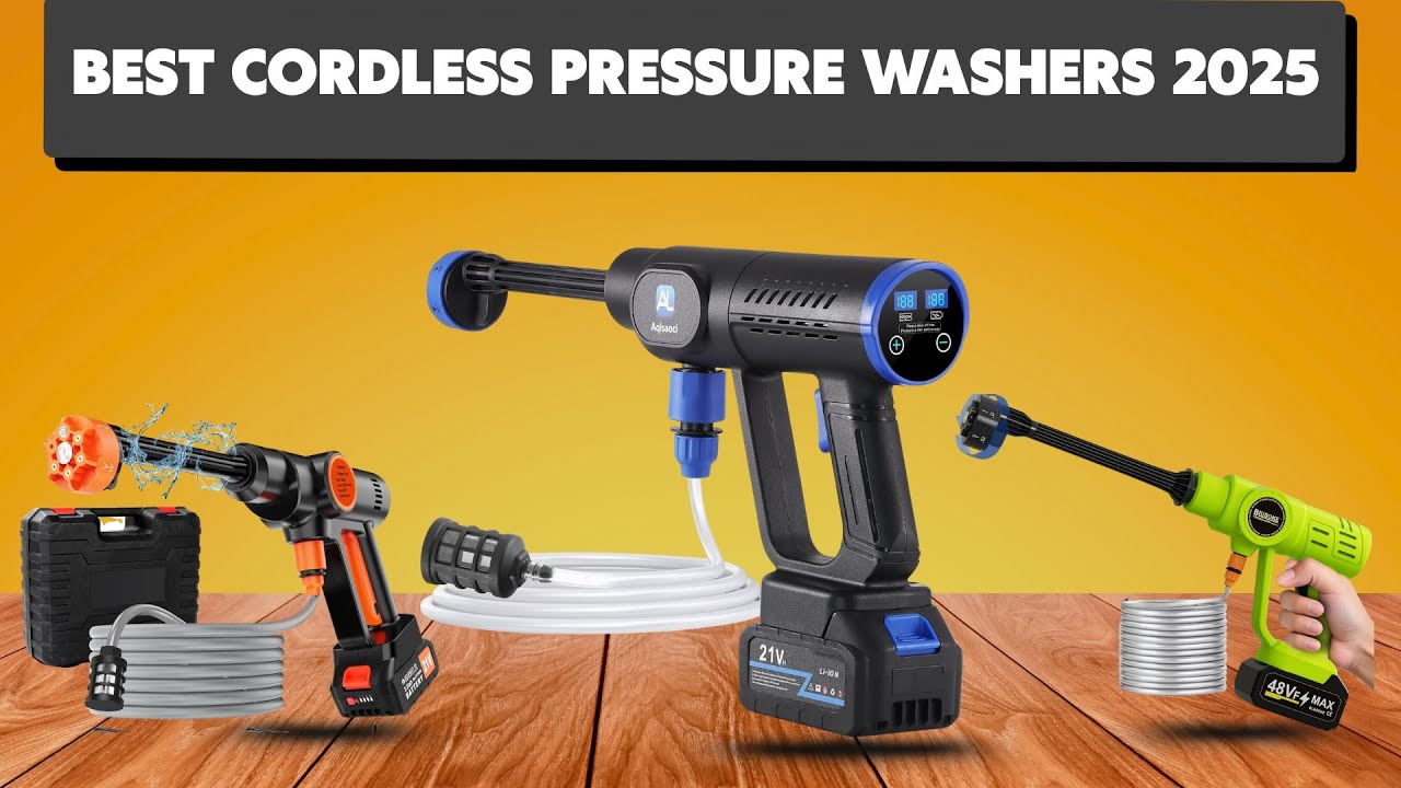 Top 5 Best Cordless Pressure Washers 2025! (Buyer's Guide)
