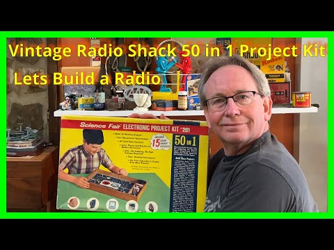 Radio Shack Vintage 50 in 1 Project Kit: Let's Build A Two Transistor Radio