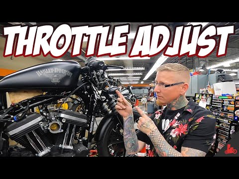 Harley-Davidson Throttle Cable Adjustment!