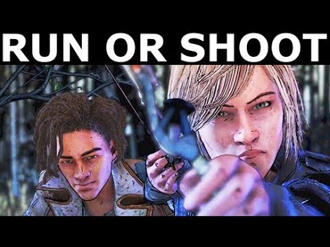 Tell Violet & Louis To Run Or Tell Violet To Shoot Lilly - The Walking Dead Final Season 4 Episode 2