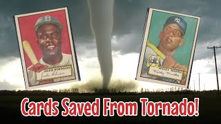Iconic Vintage Baseball Cards Found In Attic & Saved From Tornado!