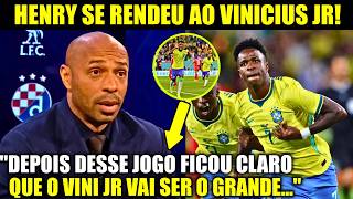 🚨NOSSA! OLHA COMO O HENRY REAGIU AO SHOW DO VINI JR NA SELEÇÃO BRASILEIRA!