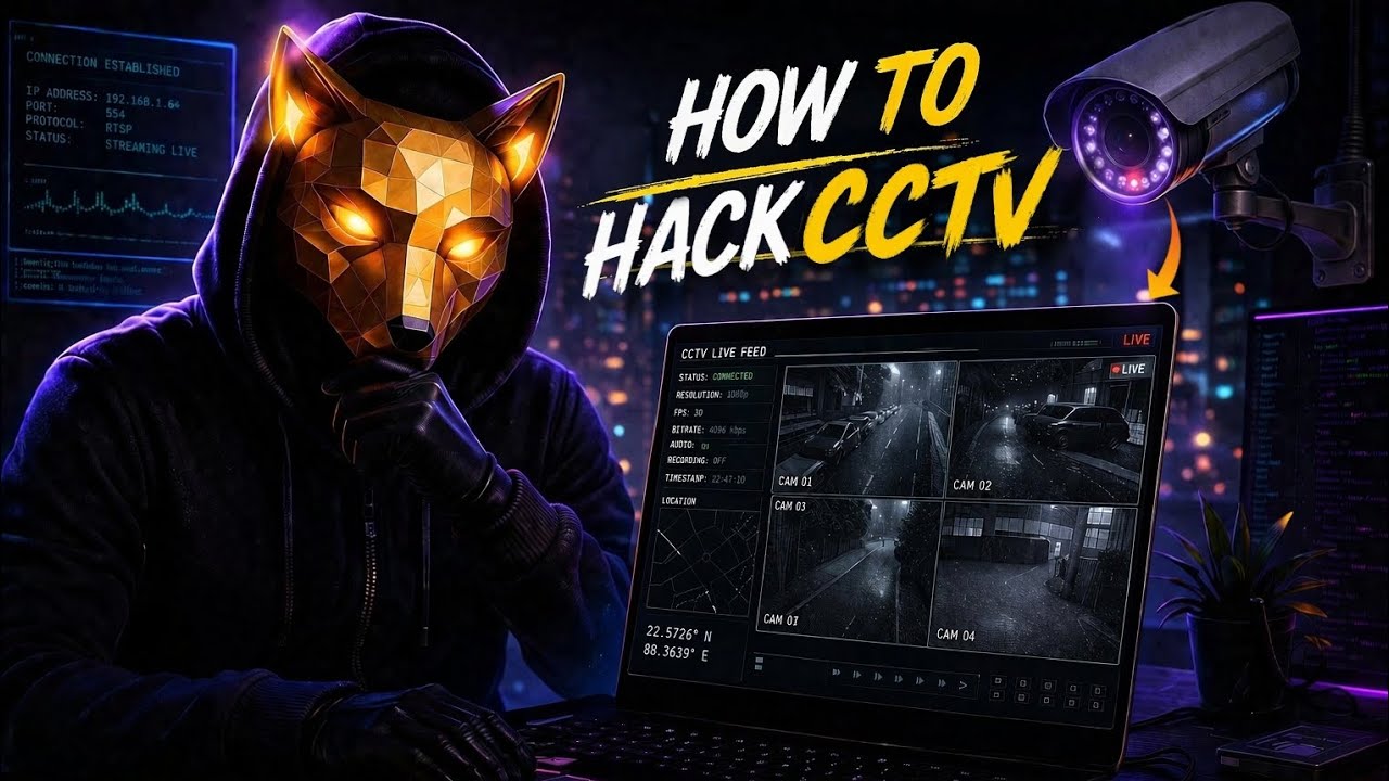 HACK CCTV CAMERA IN 4:12min