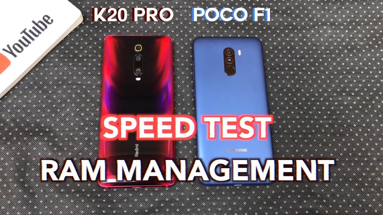 Xiaomi Mi 9T Pro (Redmi K20 Pro) vs Pocophone F1 Speed test Ram Management Comparison Review