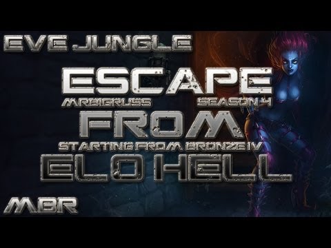 Escaping Elo Hell S4 - Evelynn Carry Jungle Gameplay HD - League of Legends