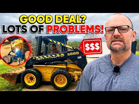 Buying And Fixing My First Skid Steer.  New Holland LX565.