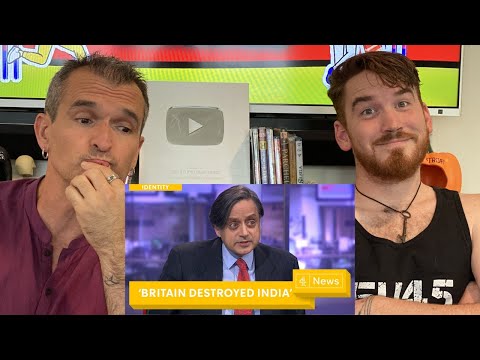 Shashi Tharoor : How British Colonialism 'destroyed' India REACTION!!