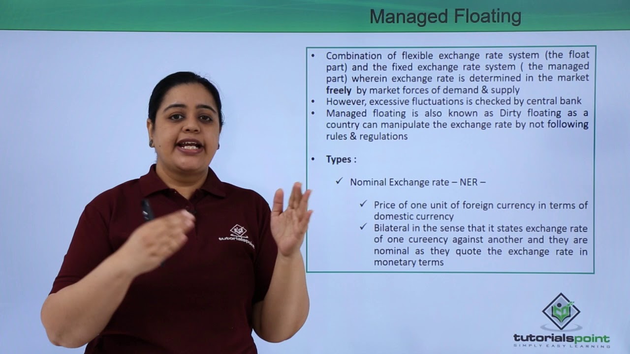 Class 12th – Managed Floating | Economics | Tutorials Point