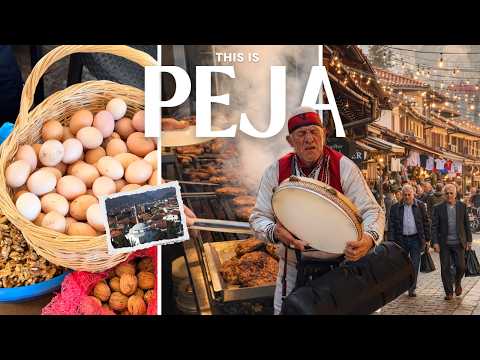 This is Peja 🇽🇰 The Amazing Atmosphere City | Old Bazaar, Traditional Market, Kebabs, City Center