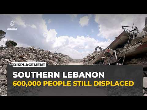 Israeli attacks keep more than 600,000 people from returning to southern Lebanon