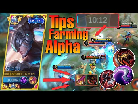 10 MENIT LEVEL 15!!TIPS FARMING ALPHA AGAR LEVEL LEBIH UNGGUL | BUILD TOP GLOBAL ALPHA - BUILD ALPHA