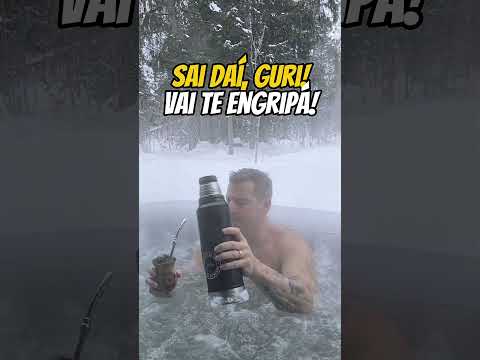 Quando -9°C é mormaço, não podêmo deixar o cavalo passar encilhado! 😅 #riograndedosul #noruega