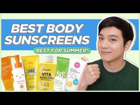 Best BODY SUNSCREENS for SUMMER ☀️ Water & Sweat Resistant Options! (Filipino) | Jan Angelo