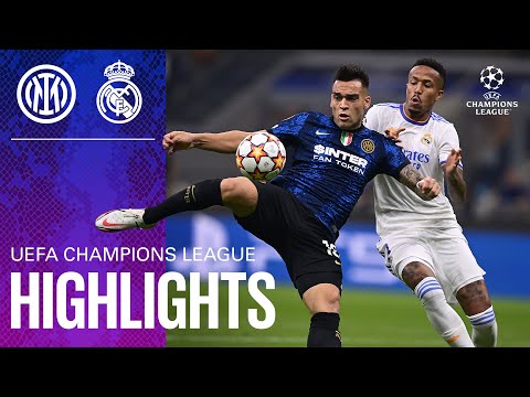 INTER 0-1 REAL MADRID | HIGHLIGHTS | UEFA Champions League 2021/22 Matchday 01 ⚽⚫🔵