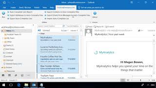 Export Email Addresses from Outlook Messages to Auto-Complete Files