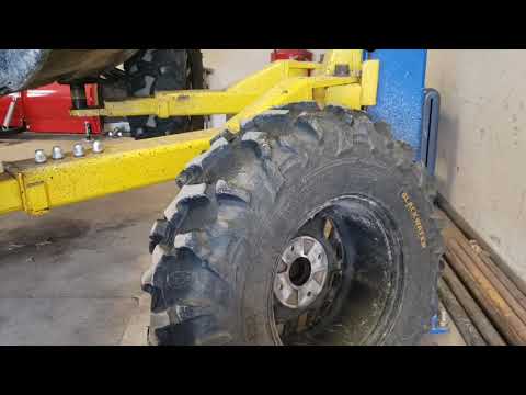 Honda Talon Wheel spacers and stock exhaust mod!