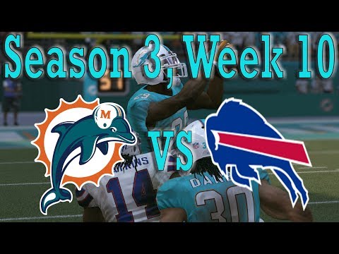 GOING FOR THE SWEEP! Madden 17 Miami Dolphins Franchise Season 3: Week 10 [Ep.46]