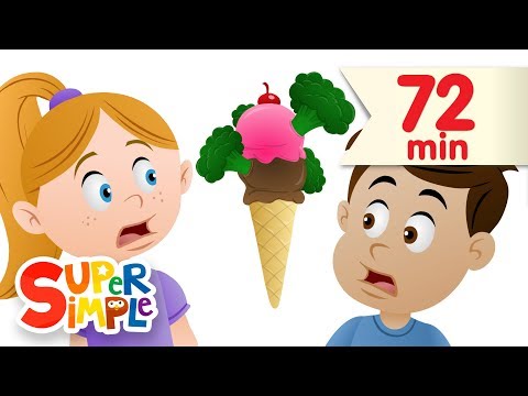 Do You Like Broccoli Ice Cream? + More | Nursery Rhymes | Super Simple Songs