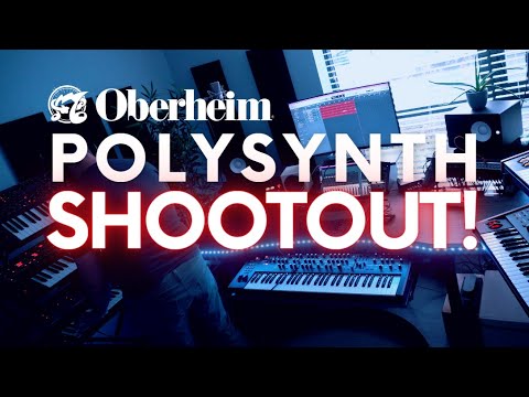 Analog Poly Synth Shootout (OB X8 vs OB 6, Prophet 6, Novation Summit)