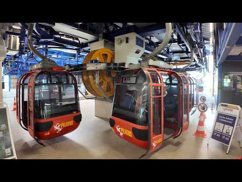 Taking the Pilatus Panorama Gondola from Kriens to Fräkmüntegg