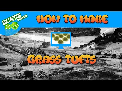 how to make grass tufts