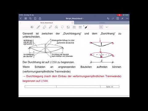 Massivbau 3, Vorlesung 8, Berechnung der Durchbiegungen