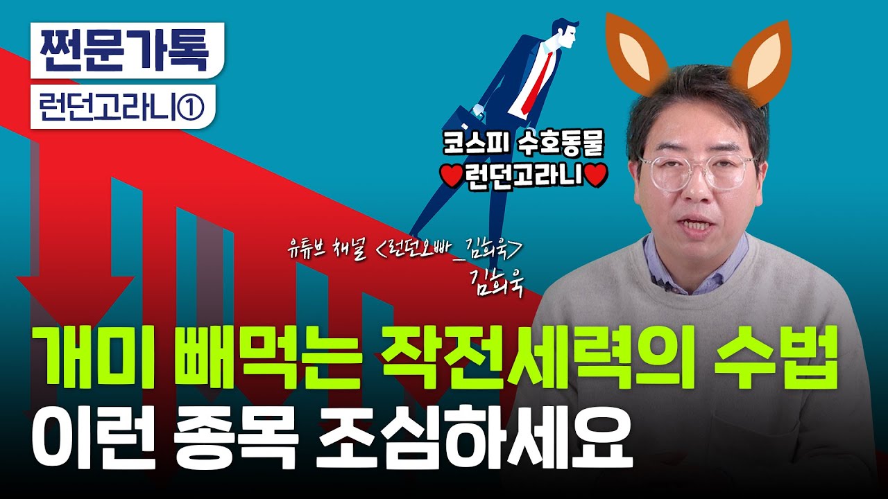 우량주 장기투자했더니 마이너스? 왜 때문이죠?｜작전 세력의 개미 털어먹는 수법｜런던고라니 김희욱
