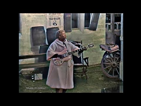 Sister Rosetta Tharpe - live on the Blues Gospel Train [Colourised] 1964
