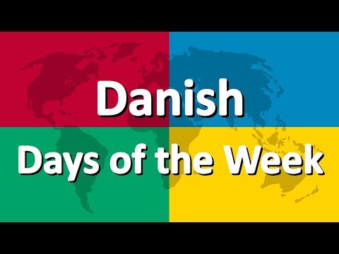 Learn Danish part 1 | Days of the Week