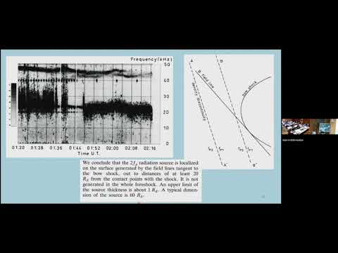 David Burgess "Some perspectives on the Earth's bow shock and foreshock"