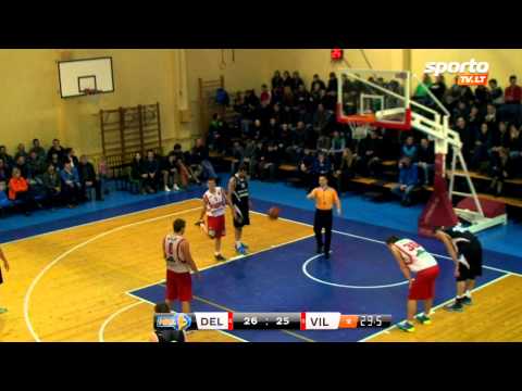 SportoTV.lt: NKL ketvirtfinalis „Delikatesas" - „Vilnius-MRU" 2014-03-27
