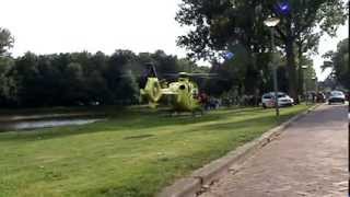 preview picture of video 'trauma heli stadskanaal takeoff'