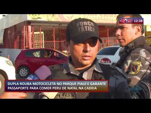 ROTA DO DIA 06 12 2019  Dupla presa apoÌs roubar motocicleta no Parque PiauiÌ
