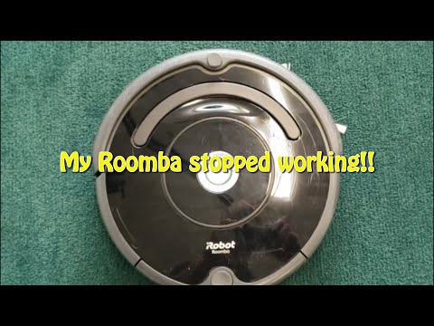 My iRobot Roomba robot vacuum Stopped Working!  Full of hair!  How to clean.