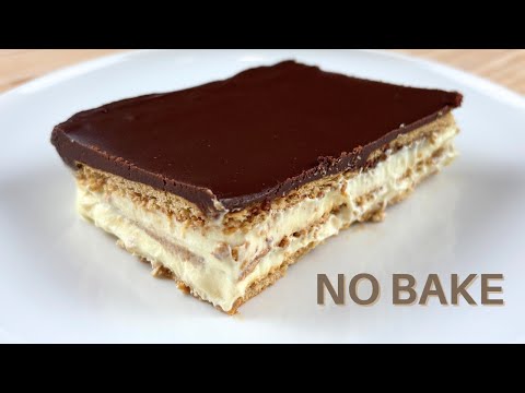 No Bake Chocolate Eclair Cake