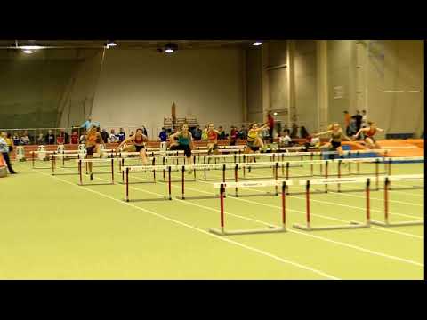 60 m-es gátfutás leány „B” döntő (lassítva)