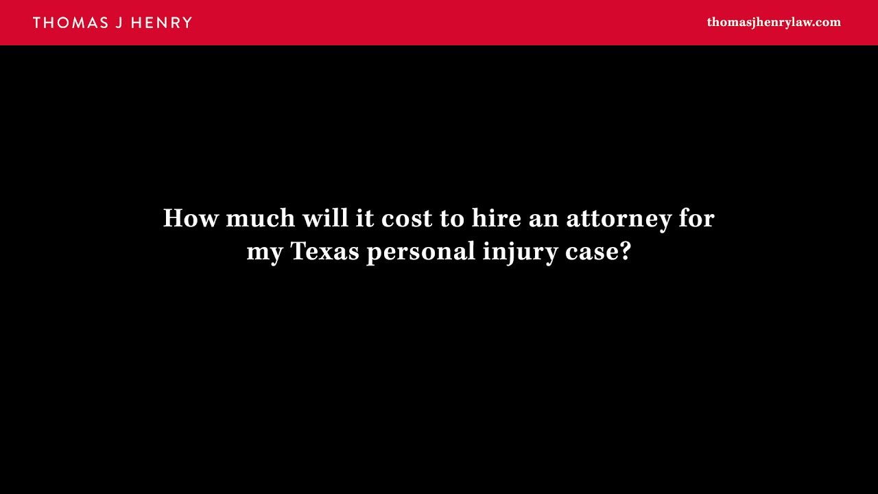 How Much Does It Cost to Hire a Personal Injury Attorney?