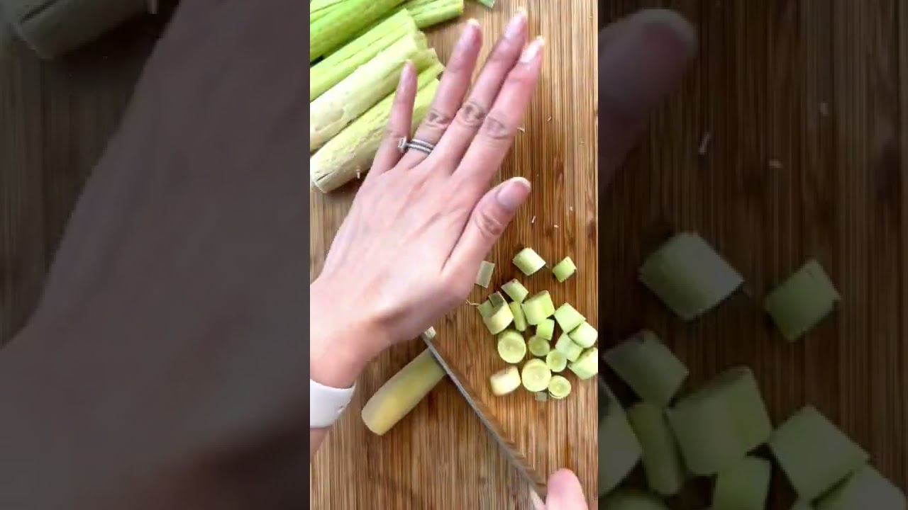 How to prepare lemongrass for Vietnamese recipes