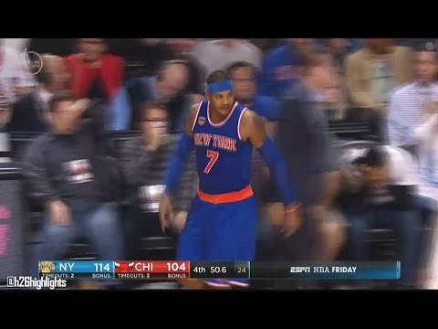 Carmelo Anthony Full Highlights 25 Points New York Knicks @ Chicago Bulls 11/4/2016