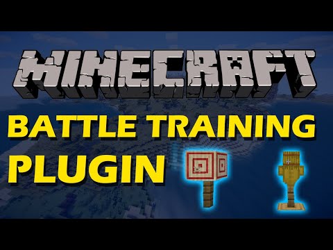 Train your PVP skills in Minecraft with Battle Training Plugin