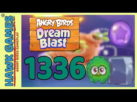 Angry Birds Dream Blast Level 1336 - Walkthrough, No Boosters