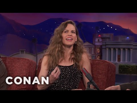 Hilary Swank Speaks "Italian" | CONAN on TBS