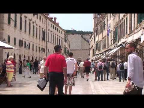 Scenes from the walled city of Dubrovnik, Dalmatia, Croatia